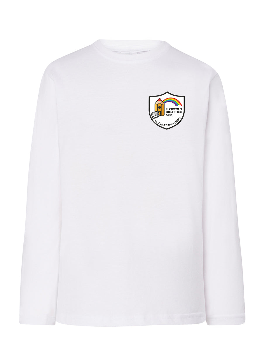 T-SHIRT MANICA LUNGA 100% COTONE