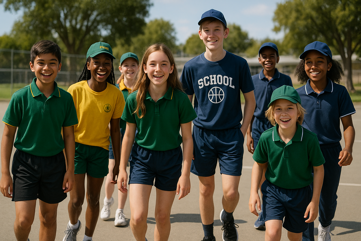 PIU SPORTIVE LE DIVISE ESEMPIO POLO TSHIRT E CAPPELLINI